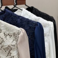 شومیز گیپور استین حریر