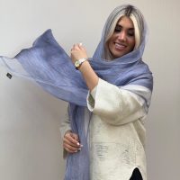شال ویسکوز لبه تور