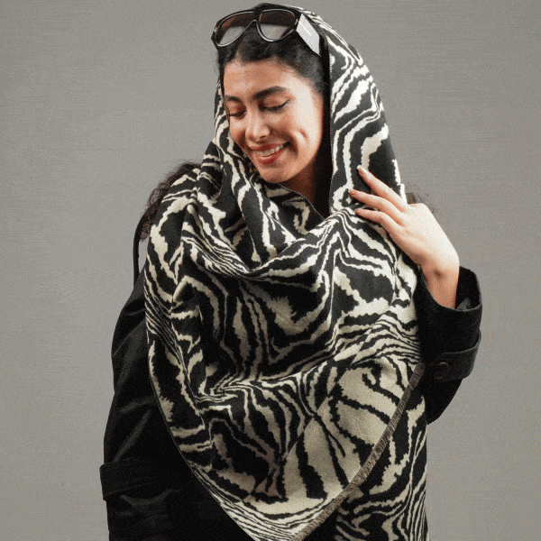 شال فوتر دو رو زبرا - تصویر 5