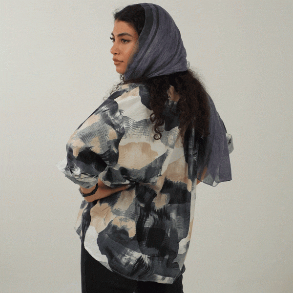 شومیز آبرنگی JEBER - تصویر 6