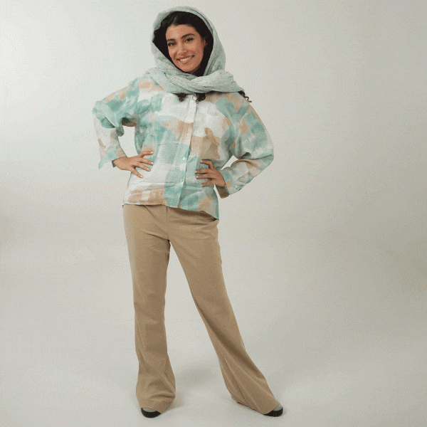 شومیز آبرنگی JEBER - تصویر 16