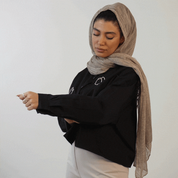 شومیز کتان لاله - تصویر 2