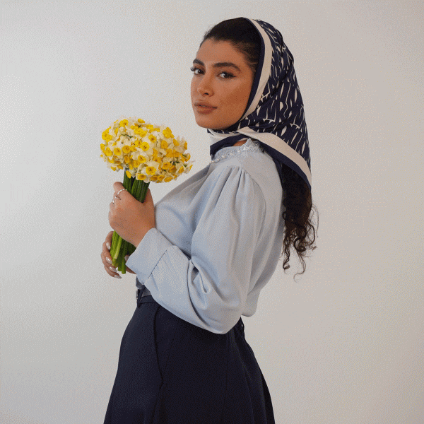 شومیز حریر آنیل - تصویر 9