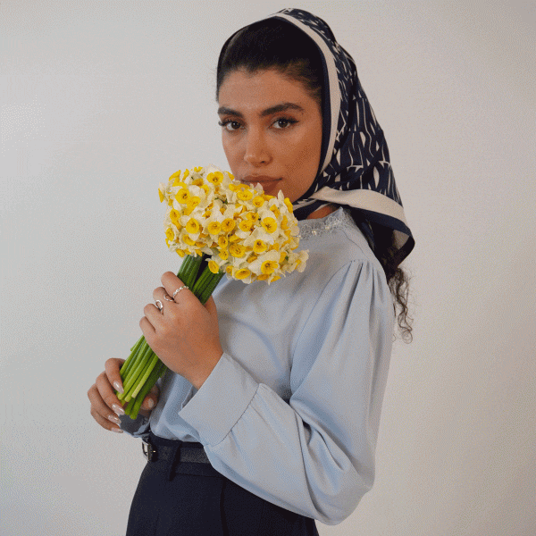 شومیز حریر آنیل - تصویر 6