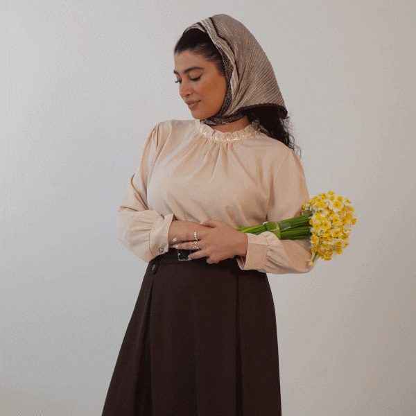 شومیز حریر آنیل - تصویر 12