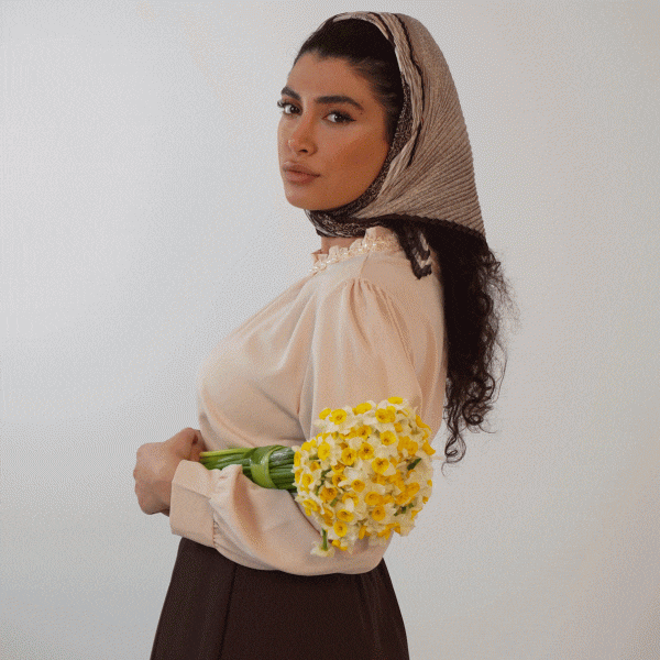 شومیز حریر آنیل - تصویر 10