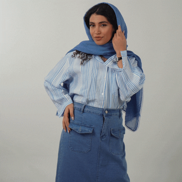 شومیز راه راه JEBER - تصویر 7