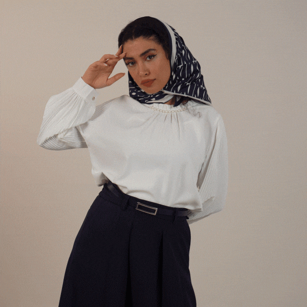 شومیز حریر آنا - تصویر 2