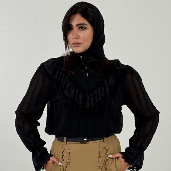 شومیز پروانه مرواریدی - تصویر 2